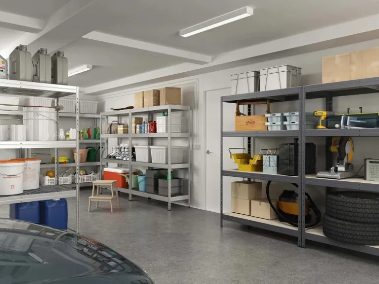 Ar Shelving Schwerlast-Steckregal Rivet M 180cm x 90 cm x 40cm 5B Anthrazit FSC®