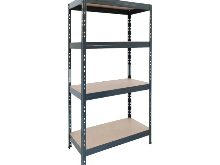 Ar Shelving Schwerlast-Steckregal Rivet S 180cm x 75cm x 35cm 4B Anthrazit FSC®