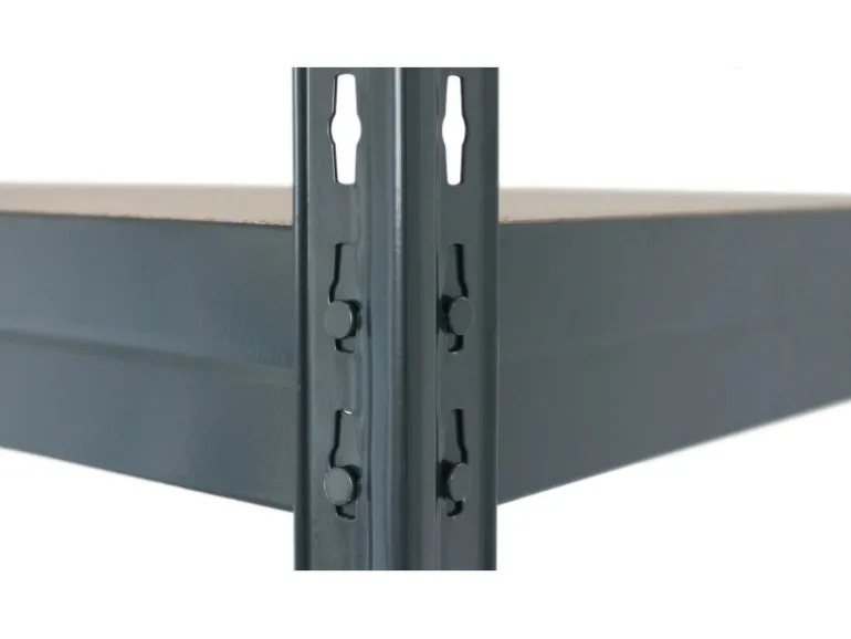 Ar Shelving Schwerlast-Steckregal Rivet S 180cm x 75cm x 35cm 4B Anthrazit FSC®