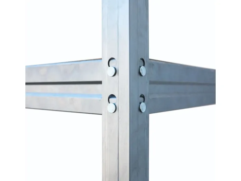 AR Shelving Schwerlast-Steckregal Bullrack Rivet Verzinkt 200 x 200 x 60 cm FSC®