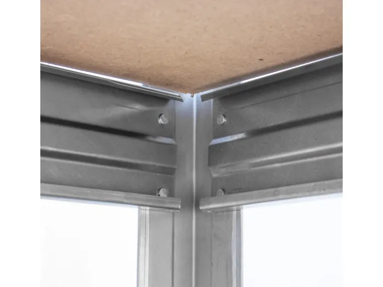 AR Shelving Schwerlast-Steckregal Bullrack Rivet Verzinkt 200 x 200 x 60 cm FSC®