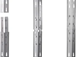 Ar Shelving Schwerlast-Steckregal Rivet 180 cm x 90 cm x 45 cm 4 Böden Verzinkt
