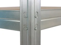 Ar Shelving Schwerlast-Steckregal Rivet 180 cm x 90 cm x 45 cm 4 Böden Verzinkt