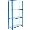 Ar Shelving Steckregal Blau & Verzinkt 250 x 60 x 30 cm 4 Böden 180 kg