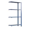 Ar Shelving T Profile Zusatzmodul Blau & Verzinkt 200x80x30 cm 4 Böden 180 kg