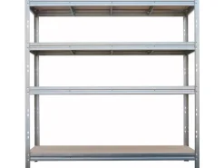 AR-Shelving Bullrack-Rivet Schwerlast-Steckregal 200 x 200 x 60 cm Verzinkt FSC®