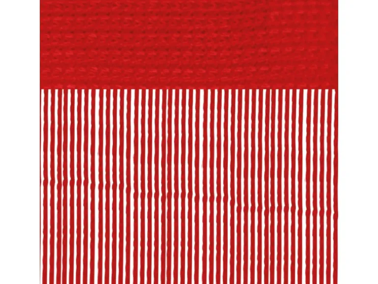 Arsvita Fadenvorhang Fadengardine Gardine Vorhang Prince 90 cm x 250 cm Rot