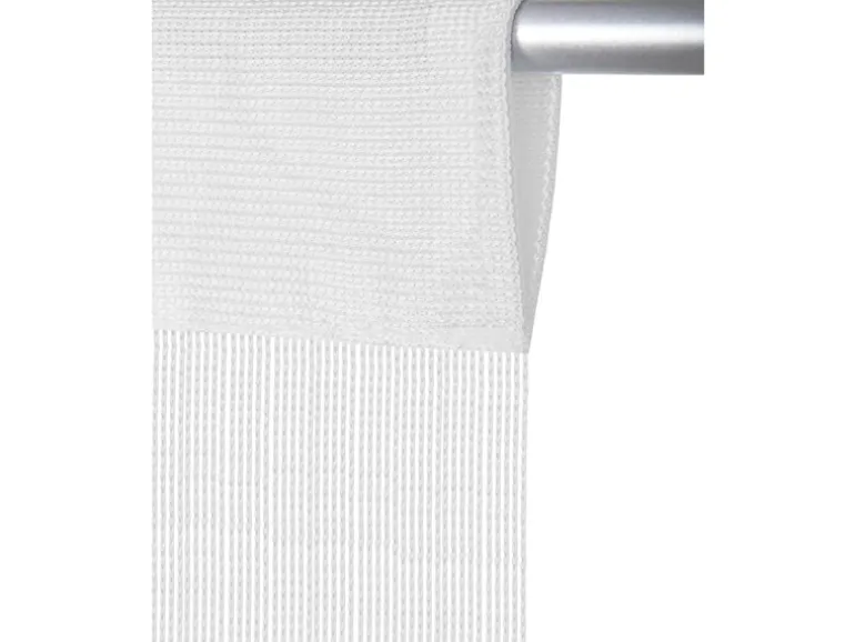 Arsvita Fadenvorhang Fadengardine Gardine Vorhang Prince 90 cm x 250 cm Weiß