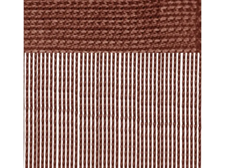 Arsvita Fadenvorhang Fadengardine Gardine Vorhang Prince 90 cm x 250 cm Braun