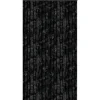 Arsvita Flauschvorhang Flauschgardine Vorhang 90 cm x 200 cm Unistreifen Schwarz