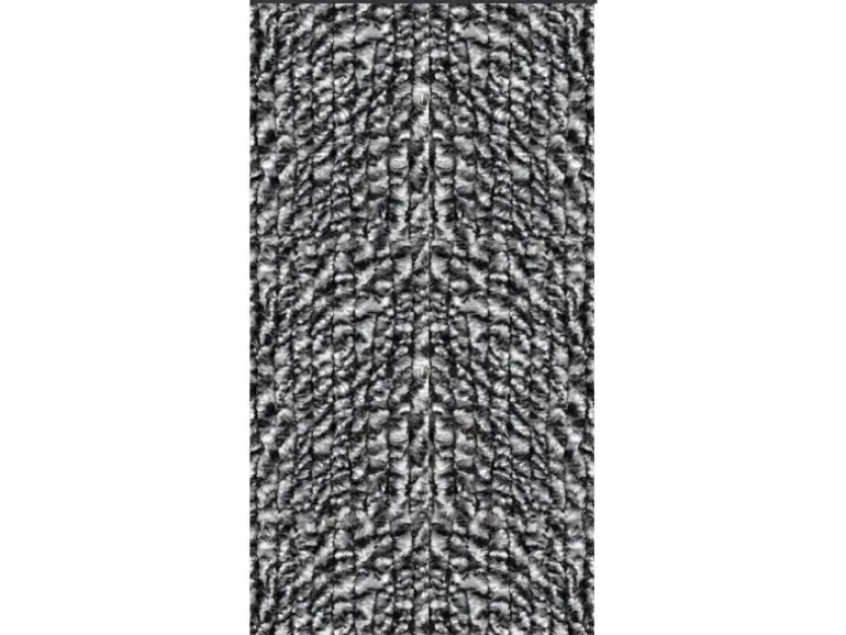 Arsvita Flauschvorhang Flauschgardine Vorhang 140 cm x 200 cm Unistreifen Anthrazit Schwarz