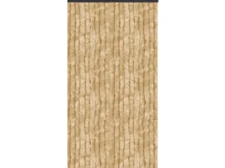 Arsvita Flauschvorhang Flauschgardine Vorhang 140 cm x 200 cm Unistreifen Beige