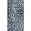 Arsvita Flauschvorhang Flauschgardine Vorhang 56 cm x 185 cm Meliert Blau Weiß Silber