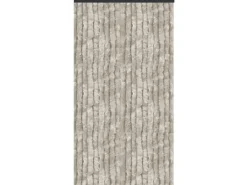 Arsvita Flauschvorhang Flauschgardine Vorhang 90 cm x 220 cm Unistreifen Grau