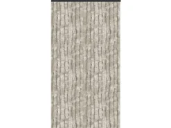 Arsvita Flauschvorhang Flauschgardine Vorhang 140 cm x 200 cm Unistreifen Grau