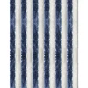 Arsvita Flauschvorhang Flauschgardine Vorhang 120 cm x 200 cm Unistreifen Hellgrau Weiß