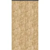 Arsvita Flauschvorhang Flauschgardine Vorhang 90 cm x 200 cm Unistreifen Beige