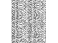 Arsvita Flauschvorhang Flauschgardine Vorhang 90 cm x 200 cm Meliert Hellgrau Weiß