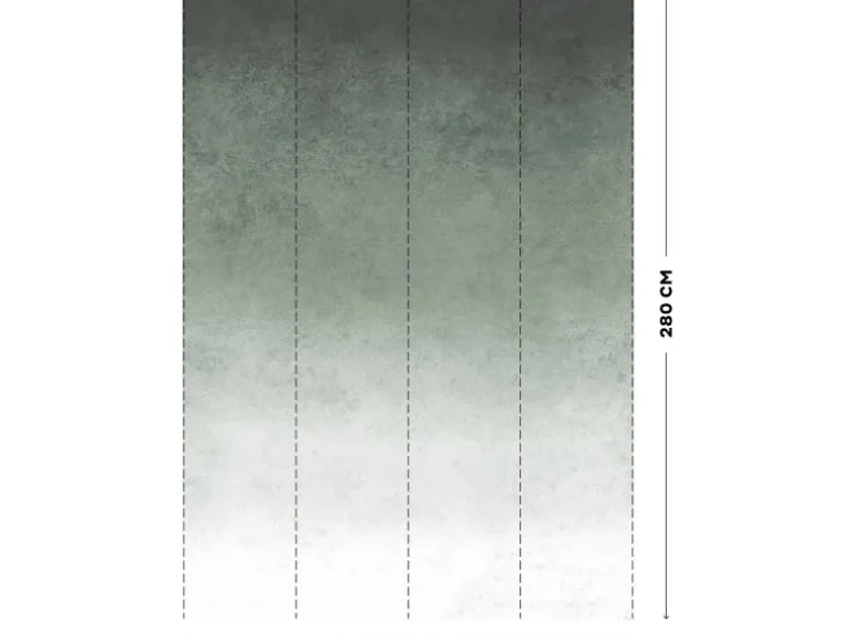Art for the Home Fototapete Fading groen 280 x 200 cm