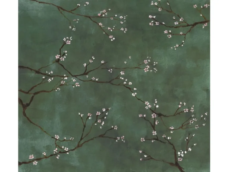 Art for the Home Fototapete Chinese bloesem groen 280 x 300 cm