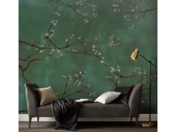 Art for the Home Fototapete Chinese bloesem groen 280 x 300 cm