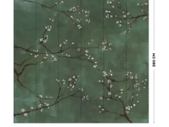 Art for the Home Fototapete Chinese bloesem groen 280 x 300 cm