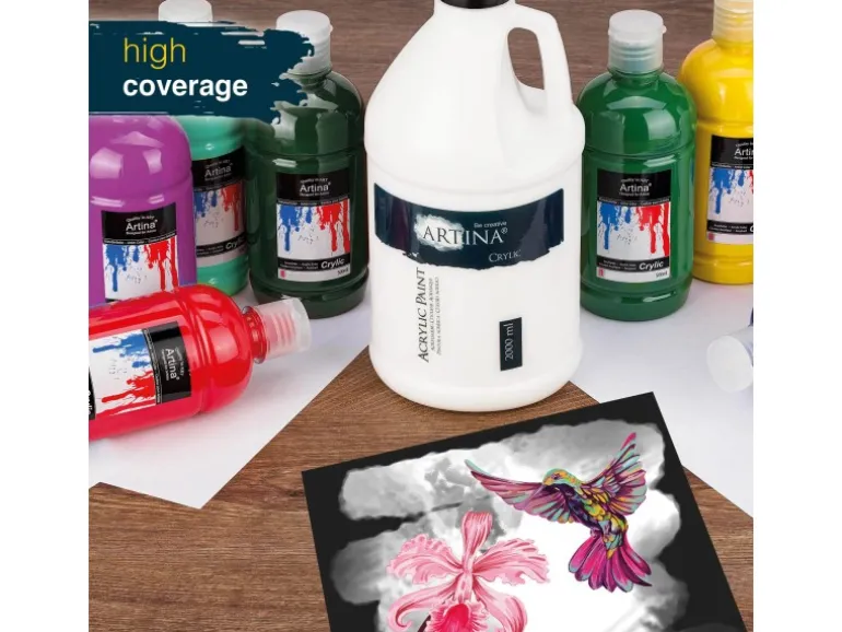 Artina Crylic Acrylfarbe 2000ml Titanweiß