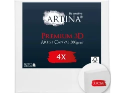 Artina Premium 3D Keilrahmen 30x30cm FSC 4tlg