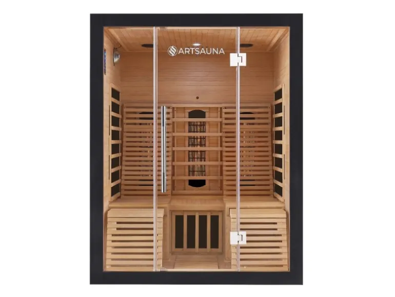 Artsauna Infrarotkabine Helsinki 150 mit Dual Technology Schwarz