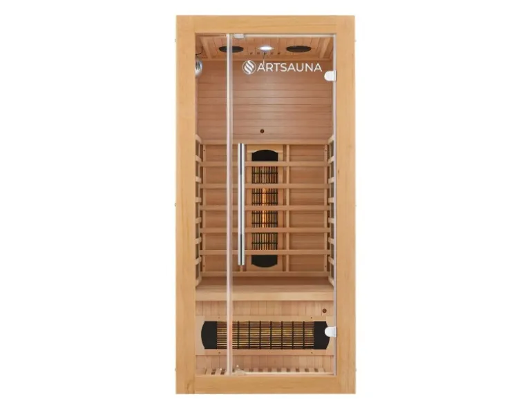 Artsauna Infrarotkabine Kiruna90 mit Dual Technologie