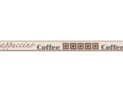 A.S. Création Borte selbstklebend Coffee Küche 5 m x 5 cm Braun