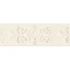 A.S. Création Borte selbstklebend Ornament 5 m x 15 cm Creme-Silber