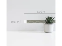 A.S. Création Borte selbstklebend Muster 5 m x 5 cm Silber-Beige