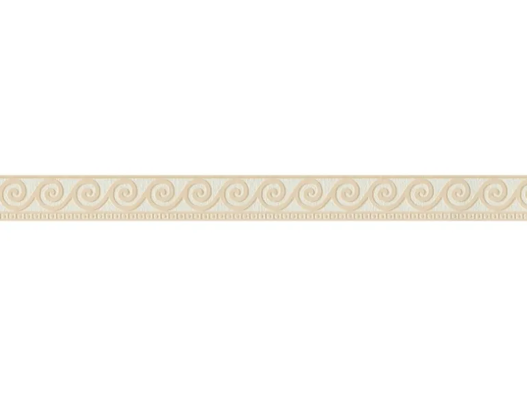 A.S. Création selbstklebende Bordüre Wellen Beige-Weiß