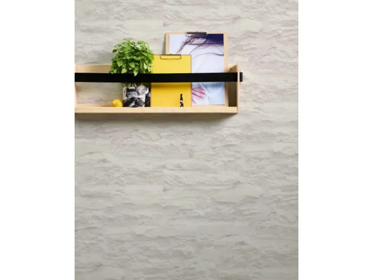 A.S. Création Tapete Stein-Optik Creme-Beige und Weiß 53 cm x 10,05 m AS-959083