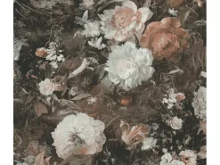 A.S. Création Vliestapete Blumen Braun Weiß