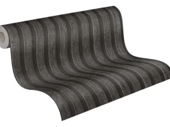 A.S. Création Vliestapete Holzpaneele Schwarz-Braun FSC®