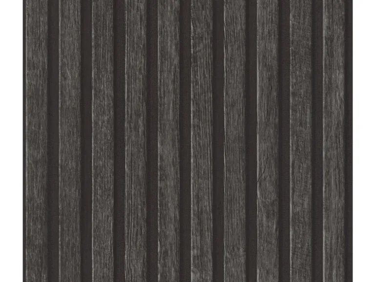 A.S. Création Vliestapete Holzpaneele Schwarz-Braun FSC®