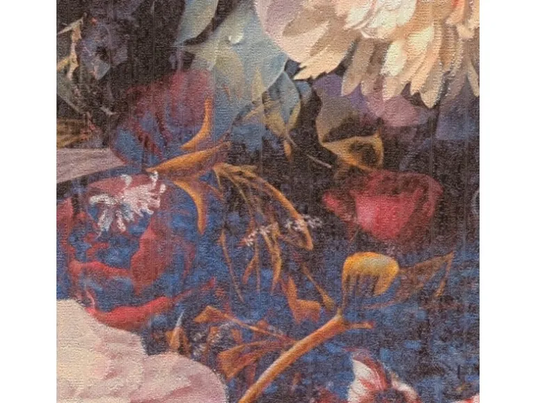 AS Creation Tapete Pop Up Panel Selbstklebend Blumen 250 x 52 cm Blau-Rosa FSC®