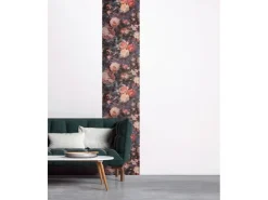 AS Creation Tapete Pop Up Panel Selbstklebend Blumen 250 x 52 cm Blau-Rosa FSC®