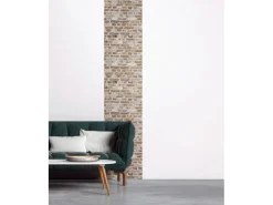 AS Creation Tapete Pop Up Panel Selbstklebend Steine 250 x 52 cm Braun-Grau FSC®