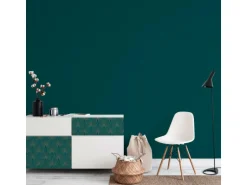 AS Creation Tapete Pop Up Panel Selbstklebend Retro 250 x 52 cm Petrol-Gold FSC®