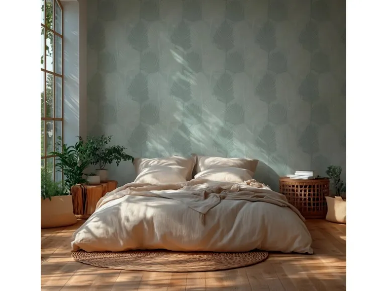 A.S. Creation Vliestapete Floral Blätter 10,05 m x 0,53 m Grün FSC®