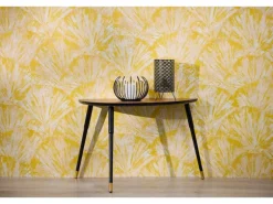 A.S. Creation Vliestapete Grafik Floral 10,05 m x 0,53 m Gelb-Creme FSC®