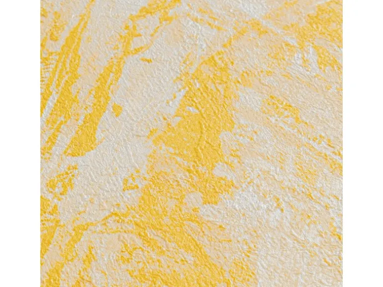 A.S. Creation Vliestapete Grafik Floral 10,05 m x 0,53 m Gelb-Creme FSC®