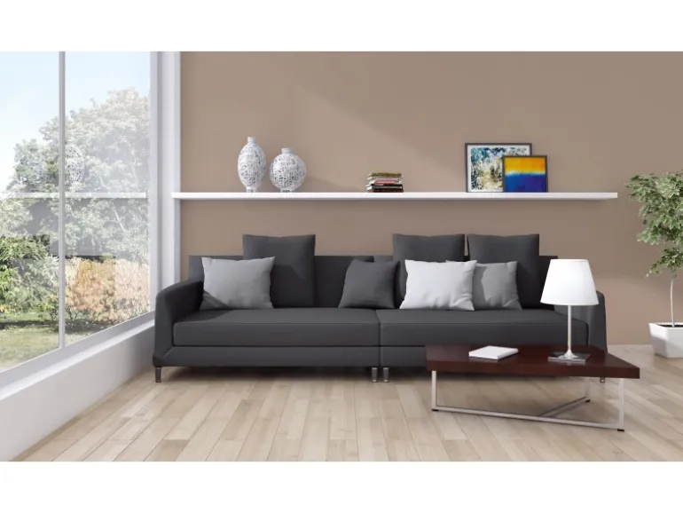 A.S. Creation Vliestapete Uni Leicht Strukturiert 10,05 m x 0,53 m Braun FSC®