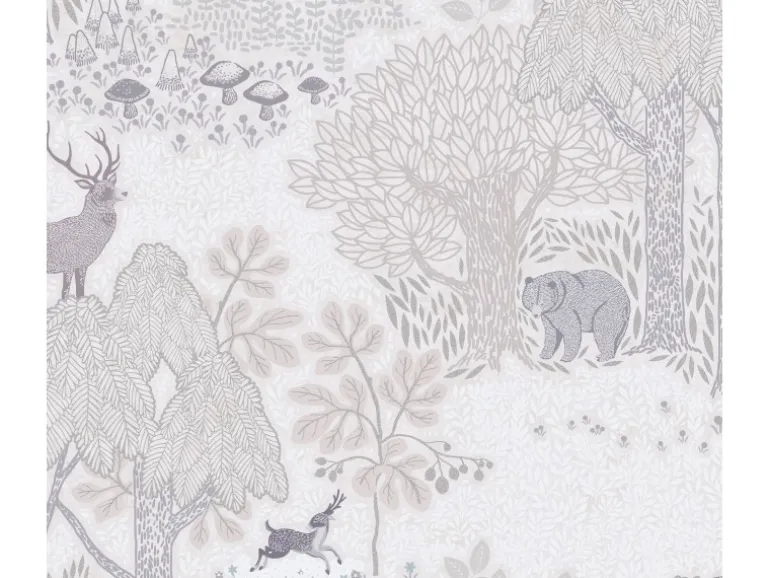 A.S. Creation Vliestapete Waldtiere 10,05 m x 0,53 m Braun-Creme FSC®