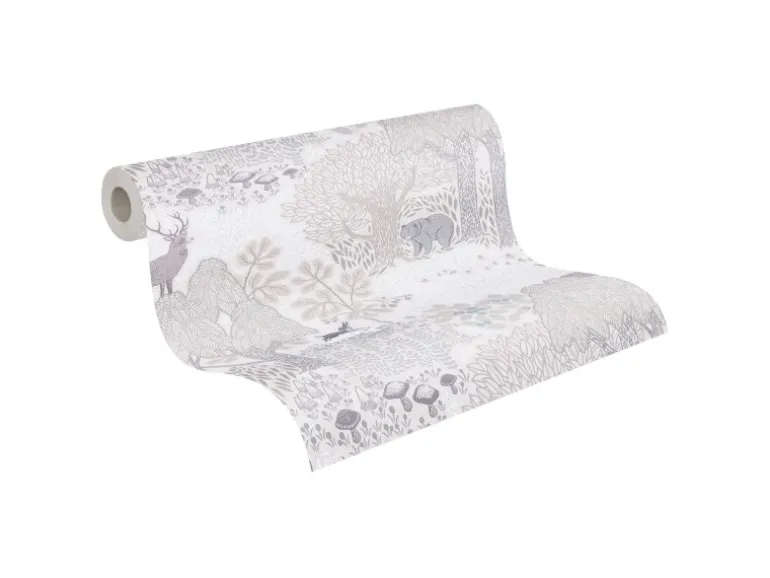 A.S. Creation Vliestapete Waldtiere 10,05 m x 0,53 m Braun-Creme FSC®