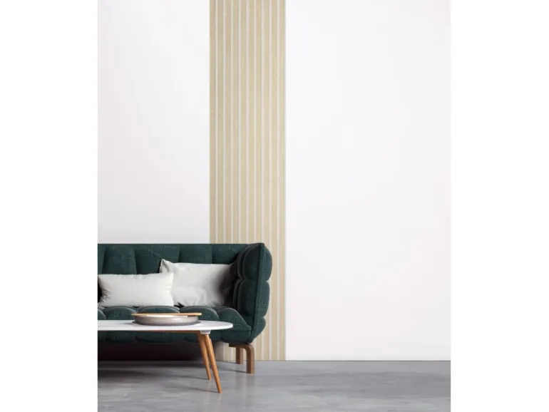 AS-Creation 3D-Panel Pop up Tapete 250 cm x 52 cm Beige-Weiß