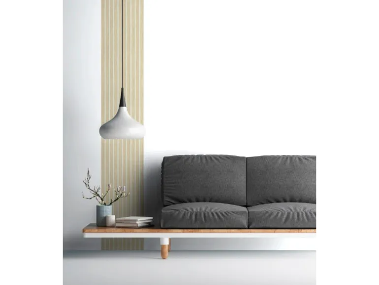 AS-Creation 3D-Panel Pop up Tapete 250 cm x 52 cm Beige-Weiß
